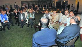 PM Narendra Modi meets the Secretaries of the Union Government in New Delhi on Saturday