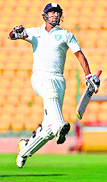 KL Rahul scored his second ton of the match on Saturday