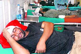 The injured undergo treatment at the Civil Hospital, Dera Bassi