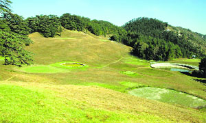 A view of Naldehra Golf Course near Shimla.