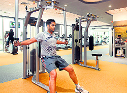 New -age offices are also focusing on the health of employees by providing special facilities for physical workouts