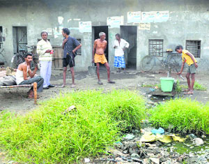 Migrants pay Rs 1,000 as the monthly rent.