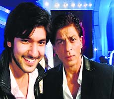 Fan moment: Shivin with Shah Rukh Khan