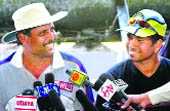 A file photo of Kapil Dev and Sachin Tendulkar