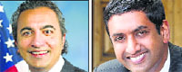 Ami Bera was trailing 48.6% to 51.4% to Republican businessman Doug Ose (L)  and Rohit Ro Khanna, who has challenged Mike Honda, refused to concede defeat