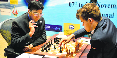 Viswanathan Anand and Magnus Carlsen will go head to head in the World Chess Championship beginning today in Sochi.
