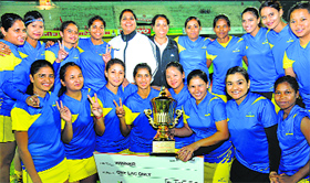 Winners Rail Coach Factory (RCF), Kapurthala, strike a pose with the trophy.