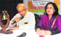 Experts address a workshop on TB organised by the Uttarakhand TB Control Society in Dehradun on Friday. a tribune photograph