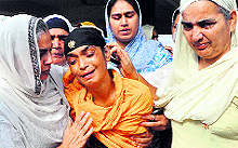 Grief-stricken maternal grandmother