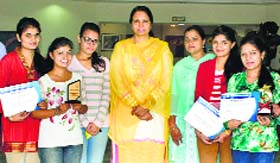 Students of the department of physiotherapy of the Apeejay College of Fine Arts attended PHYSIOCON-2014, organised by ITS College of Physiotherapy, Ghaziabad, and won the first prize in group dance and third prize in quiz