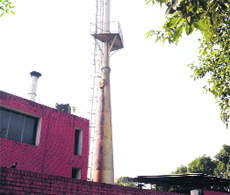 Incinerator of GMSH 16, Chandigarh.