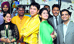 The cast and crew of Cross Connection