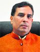 Capt Abhimanyu makes a point during an interview in Chandigarh on Thursday. tribune photo: Parvesh Chauhan