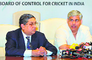 Shashank Manohar (right) has launched a scathing attack on N Srinivasan, his one time colleague in the BCCI.