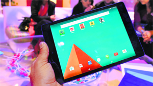 The Nexus 9 is an 8.9-inch tablet that comes with nine hours of battery life and storage choice of 16 GB and 32 GB