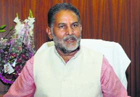 Ram Bilas Sharma at his office in the Civil Secretariat in Chandigarh
