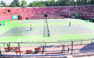 The Chandigarh Lawn Tennis Association Complex in Sector 10, Chandigarh. 