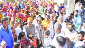 Campaigning for MC elections in full swing in Hanumangarh on Sunday