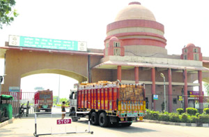 A file photo of the integrated check post at Attari near Amritsar