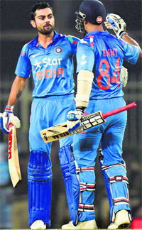 Stand-in skipper Virat Kolhi has led from the front in Indias unprecedented 5-0 whitewash of Sri Lanka