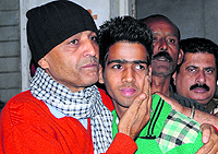 Suraj reunited with his family members in Amritsar on Tuesday