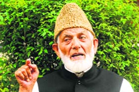 Syed Ali Shah Geelani, Hardline Hurriyat leader