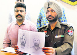 The police have released sketches of two suspects in Ludhiana.