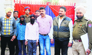 The accused in custody in Ludhiana. Photo: Inderjeet verma