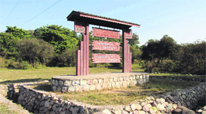 A track route of the Rajaji National Park in Haridwar that is drawing tourists in a large number. The park was reopened for tourists for the season on November 15