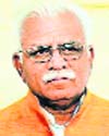 Manohar Lal Khattar, CM