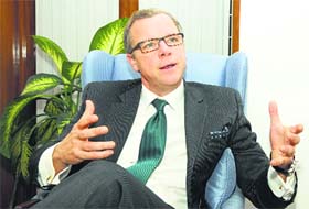 Canadian province Saskatchewan's premier Brad Wall is in India to explore areas of cooperation in energy, agri-food and innovation
