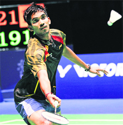Owing to his victory at the China Open, Srikanth (in pic) has climbed up six places to achieve a career-best 10th spot in the Badminton World Federation (BWF) rankings.