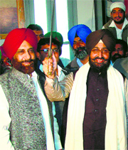 PPCC chief Partap Bajwa at Shahkot in Jalandhar on Friday.