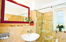 Add a splash of colour with accessories to brighten up your bathroom