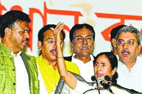 West Bengal CM Mamata Banerjee in Kolkata