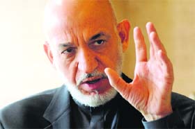 Hamid Karzai, former President of Afghanistan Tribune photo: Mukesh Aggarwal