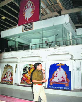 The ashram was designed by Rampal