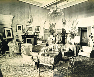 The small drawing room at the Viceregal Lodge