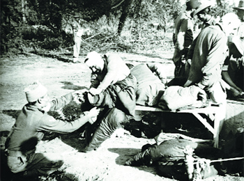 Due to the large Chinese numbers, Indian soldiers were forced to surrender