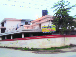 The community centre at H&I Block of Bhai Randhir Singh Nagar in Ludhiana.