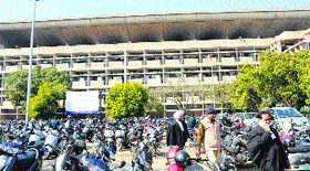 A view of the Punjab and Haryana High Court, Chandigarh