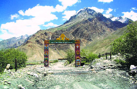 A view of the Spiti valley in Himachal Pradesh