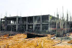The Pathankot mini secretariat that is yet to be constructed