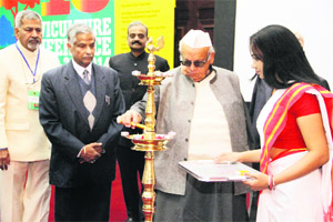 Governor Dr Aziz Qureshi inaugurates the 13th silvicultural conference at the FRI in Dehradun on Monday.