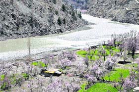 A view of the Sutlej in Kinnaur district