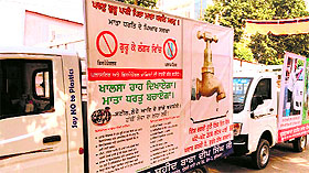 A US-based NGO run by non-resident Indians spreads awareness on water conservation in Mandi Ahmedgarh.
