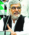 Former Union Minister CP Joshi in Jalandhar on Wednesday