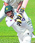 Mohammad Hafeez in action