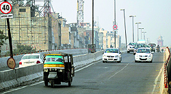 The elevated road in Ludhiana
