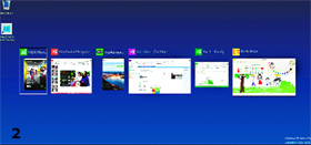 With multiple desktops, you can group different tasks under its own desktop so that the spreadsheet you were working is never lost under the music you are playing or torrent you are downloading.